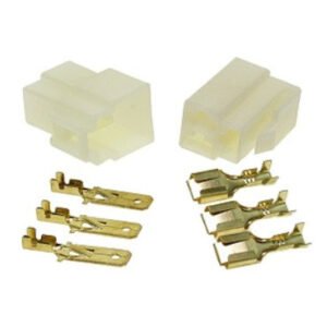 3 Pin 6.3Mm Automotive Connector Set With Pin