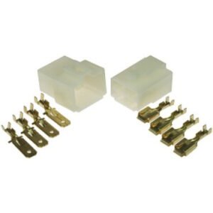 4 Pin 6.3Mm Automotive Connector Set With Pin