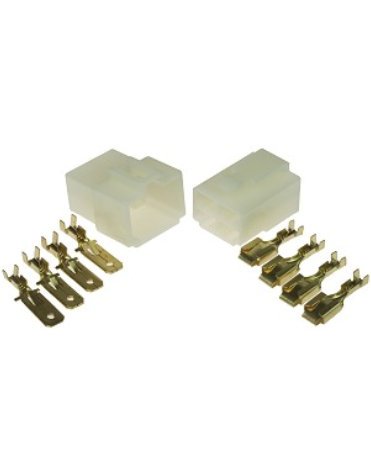 4 Pin 6.3Mm Automotive Connector Set With Pin