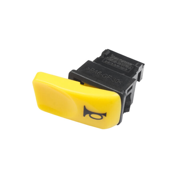 Electric Scooter Horn Switch Yellow