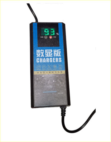 Electric Scooter Charger 3 Amp 60V Digital Display Lead Battery