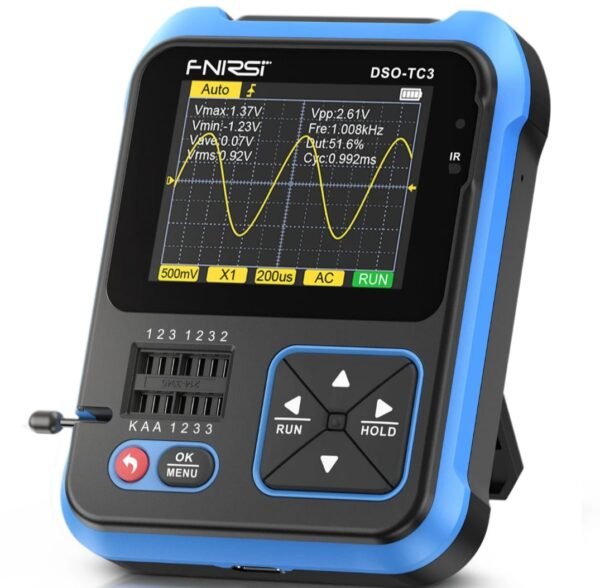 FNIRSI DSO-TC3 Oscilloscope - 3-in-1 Handheld Oscilloscope