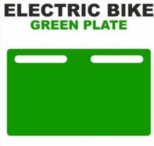 Electric Scooter Number Plate