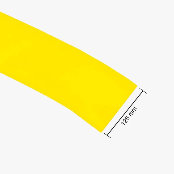 128Mm Pvc Heat Shrink Sleeve For Lithium Battery Pack - 1 Meter (Yellow)