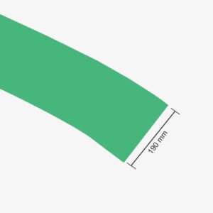 300Mm Pvc Heat Shrink Sleeve For Lithium Battery Pack - 1 Meter (Cool Green)